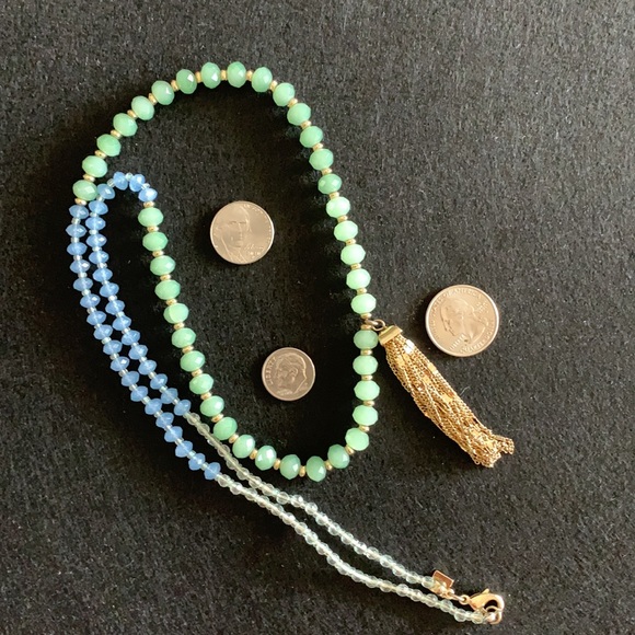 Banana Republic Beaded Necklace & Tassel - Picture 4 of 6